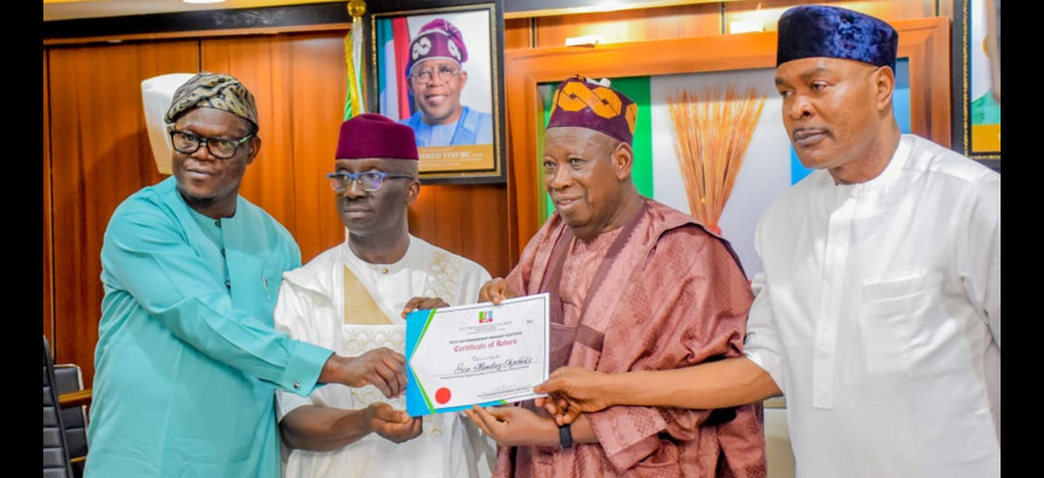 INEC Issues Certificate of Return To Okpebholo, Idahosa