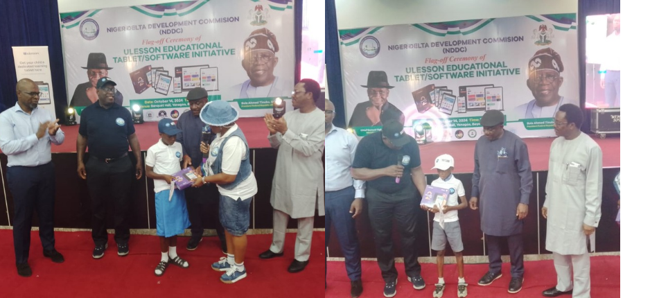 NDDC Distributes 5000 ULesson Tablets to 17 Schools  in Bayelsa 