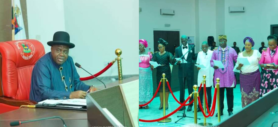 Gov Diri Swears In 15 New Permanent Secretaries 
