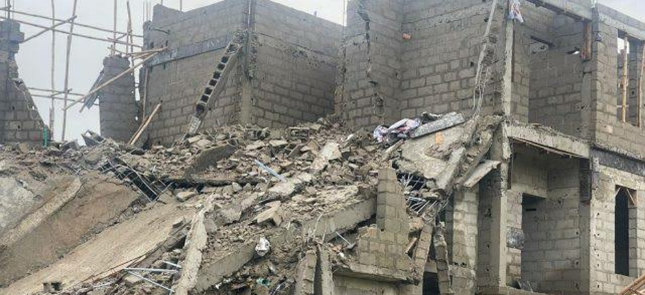 One Dead As Two-Storey Building Collapses in Rivers