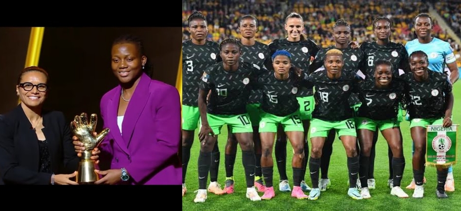 Super Falcons Goalkeeper, National Team Shine At CAF Awards 2024