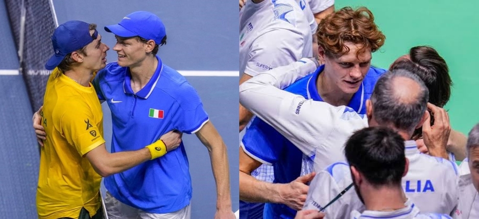Sinner Shines As Italy Tops Australia For Davis Cup Spot