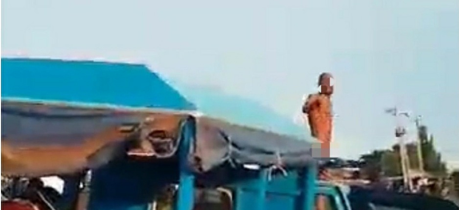 Motorcyclist Strips in Protest Against Alleged FRSC Extortion In Kwara