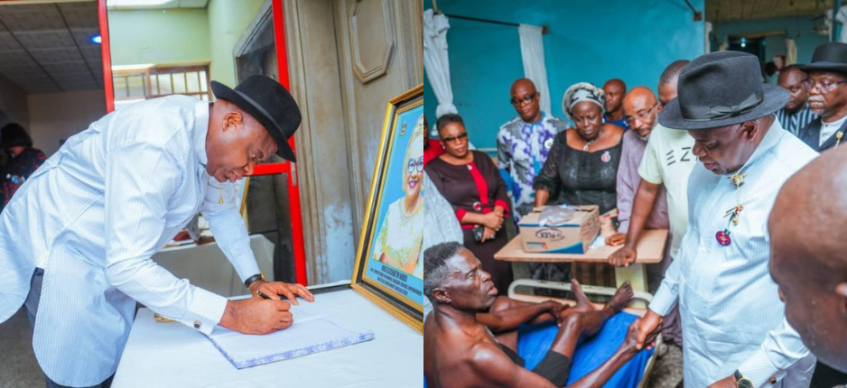 Diri Leads Condolence Visit to Late Commissioner's Family