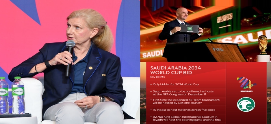 FA Backs Saudi Bid For 2034 World Cup  - Debbie Hewitt 