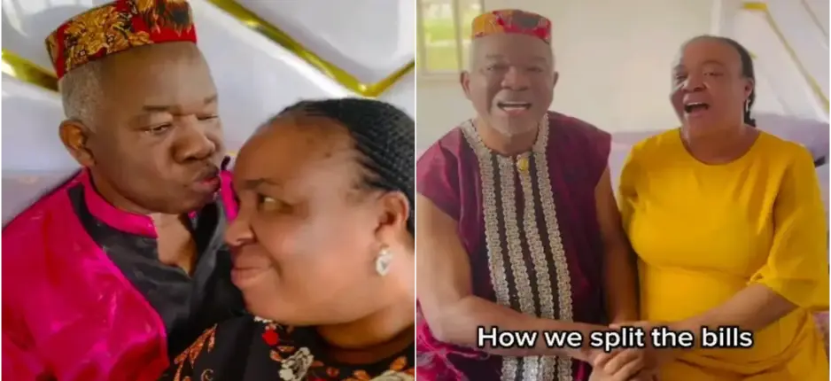 Chiwetalu Agu Teases Wife Over Bill-Splitting Arrangement  
