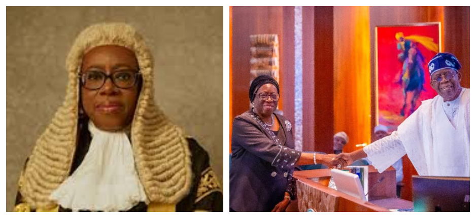 Tinubu Swears in Justice Kekere-Ekun as CJN 