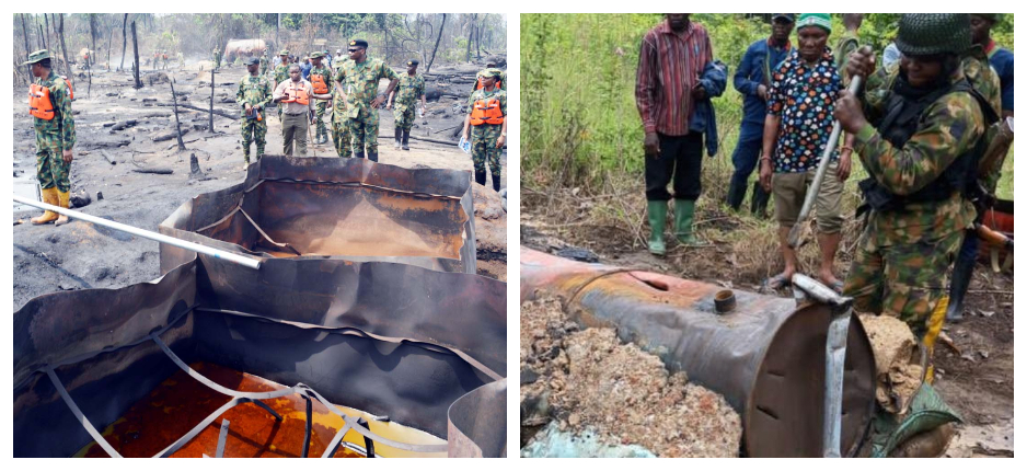 Troops kill 2 suspected oil thieves, nab 18 others in Akwa Ibom , Bayelsa, Delta, Rivers
