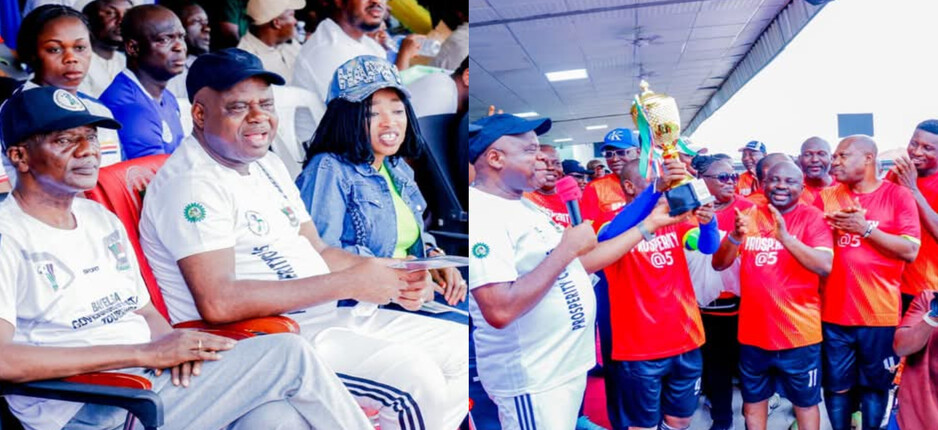 Gov Diri Graces Executive vs Legislature Football Match 