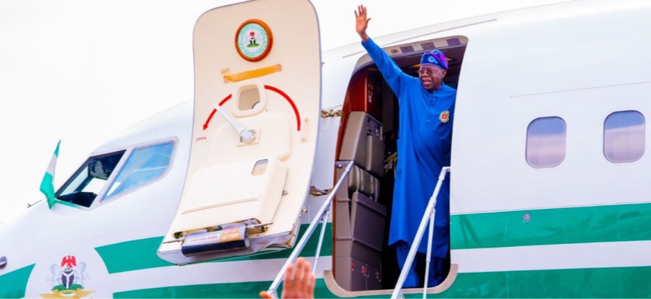 Tinubu Returns To Nigeria After Diplomatic Trip To France, SouthAfrica
