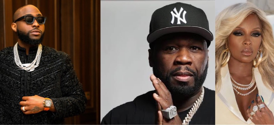 Davido, 50Cent, Mary J.Blige To Perform At Tottenham Stadium 