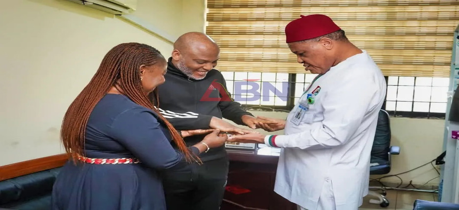 Aguocha Meets Nnamdi Kanu In DSS Custody