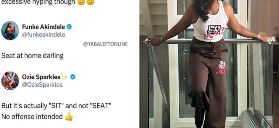 Funke Akindele and Fan Exchange Banter Over Grammar on X  