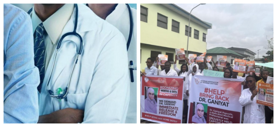 Doctors Protest Kidnapping of Colleague, Medical Students